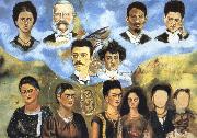 Frida Kahlo My Family oil painting artist